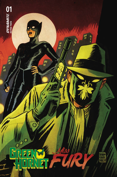 Green Hornet / Miss Fury 1 Comic Francesco Francavilla Dynamite Entertainment 2025