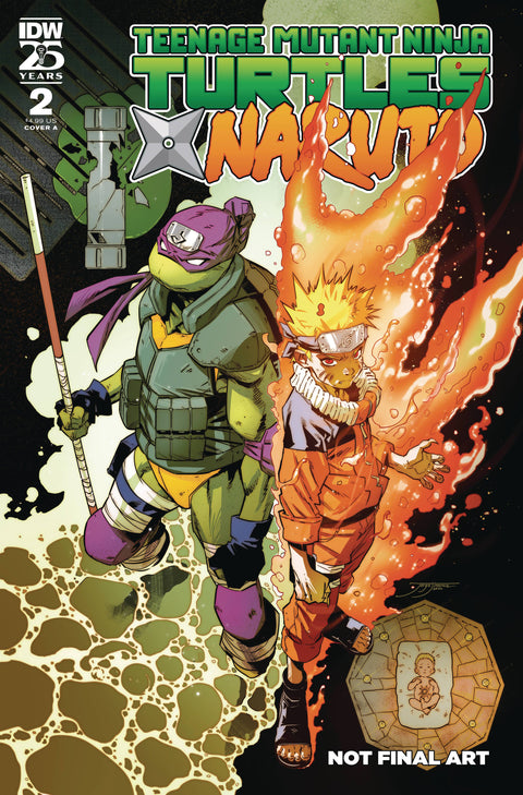 Teenage Mutant Ninja Turtles X Naruto 2 Comic Jorge Jiménez IDW Publishing 2025