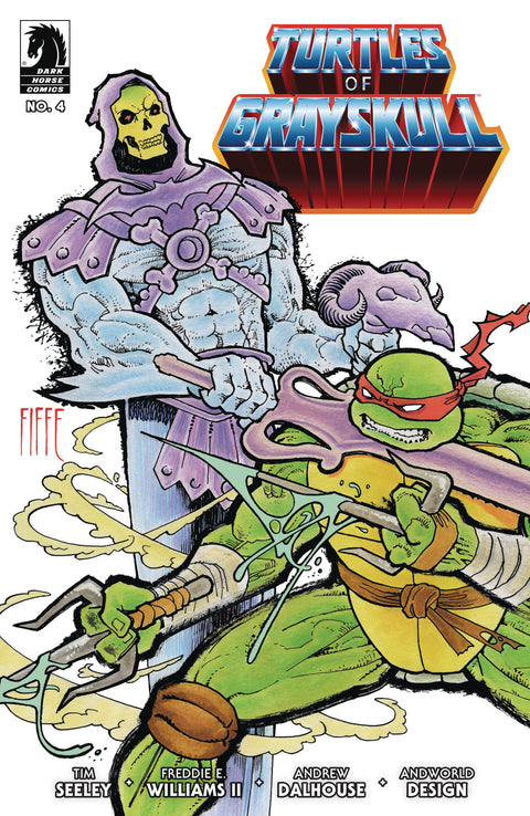 Masters of the Universe / Teenage Mutant Ninja Turtles: Turtles of Grayskull 4 Comic Michel Fiffe Variant Dark Horse Comics 2025