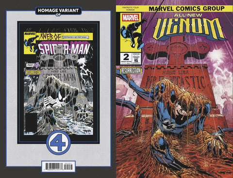 All-New Venom 2 Comic Giuseppe Camuncoli Fantastic Four Homage Variant Marvel Comics 2025