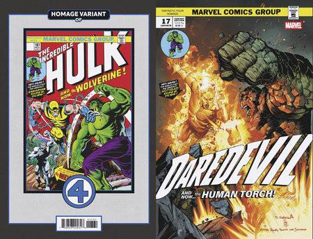 Daredevil, Vol. 8 17 Comic Sergio Davila Homage Variant Marvel Comics 2025