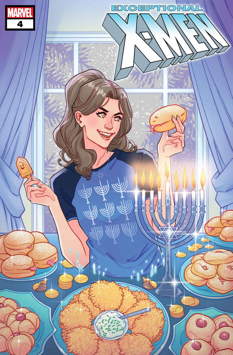 Exceptional X-Men 4 Comic Marguerite Sauvage Winter Holiday Variant Marvel Comics 2024