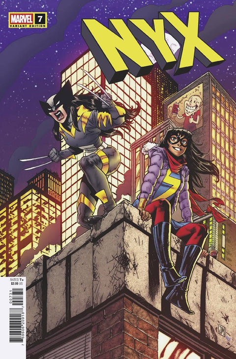 NYX (Marvel), Vol. 2 7 Comic Justin Mason Variant Marvel Comics 2025