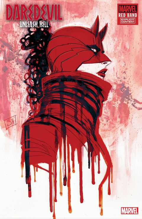 Daredevil: Unleash Hell - Red Band 1 Comic Stephanie Hans Variant Marvel Comics 2025