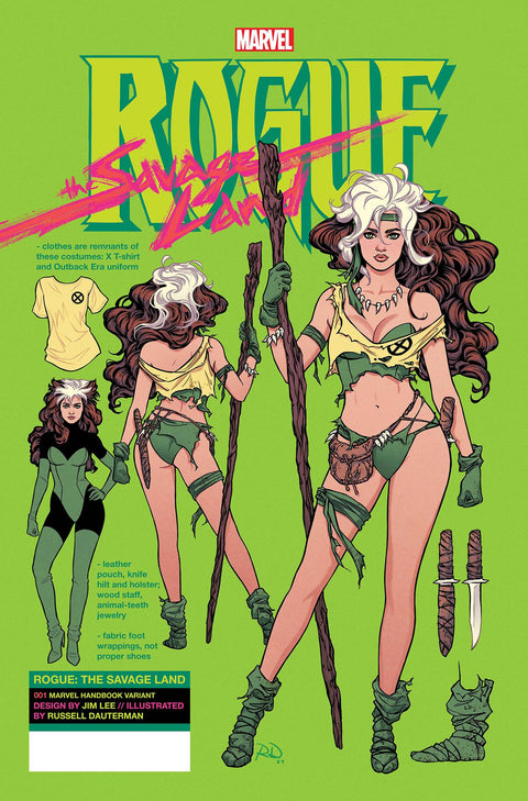 Rogue: The Savage Land 1 Comic Russell Dauterman Variant Marvel Comics 2025