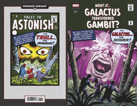 What If...? Galactus Transformed Gambit 1 Comic Alex Saviuk Homage Variant Marvel Comics 2025