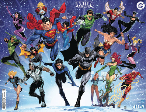 Justice League Unlimited, Vol. 2 1 Comic Daniel Sampere Foil Variant DC Comics 2024