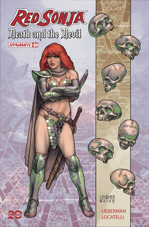 Red Sonja: Death and the Devil 4 Comic Joseph Michael Linsner Dynamite Entertainment 2024