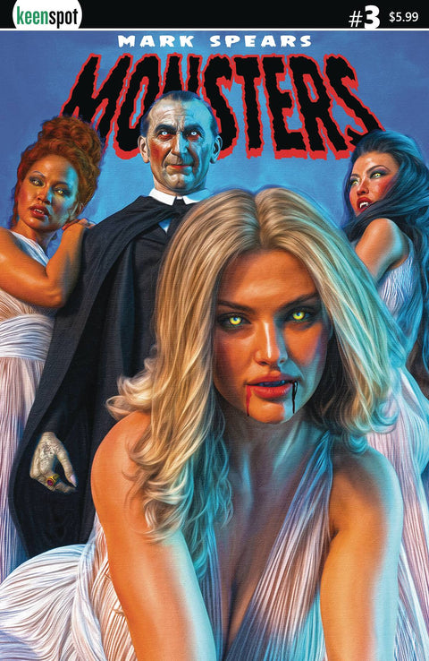 Mark Spears Monsters 3 Comic Mark Spears Dracula & Brides Variant Keenspot Entertainment 2025