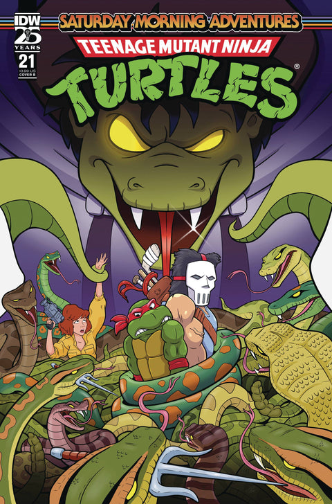 Teenage Mutant Ninja Turtles: Saturday Morning Adventures Continued 21 Comic Brendan Pearce Variant IDW Publishing 2025