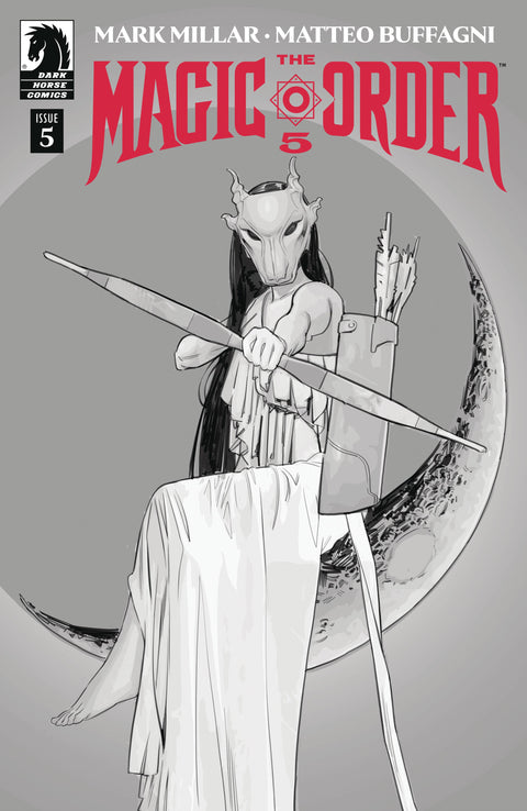 The Magic Order 5 5 Comic Matteo Buffagni B&W Variant Dark Horse Comics 2025