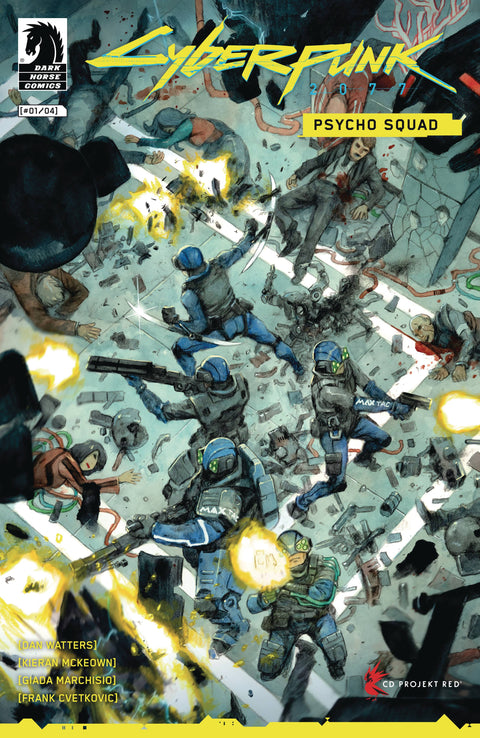 Cyberpunk 2077: Psycho Squad 1 Comic Niko Henrichon Variant Dark Horse Comics 2025
