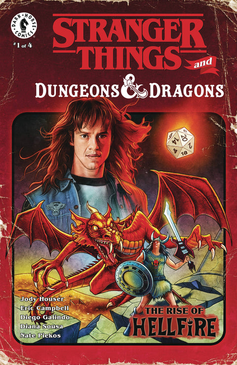 Stranger Things: Dungeons & Dragons - The Rise of Hellfire 1 Comic Kyle Lambert Variant Dark Horse Comics 2025