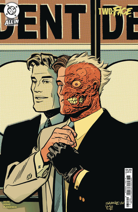 Two-Face 1 Comic Chris Samnee Variant DC Comics 2024