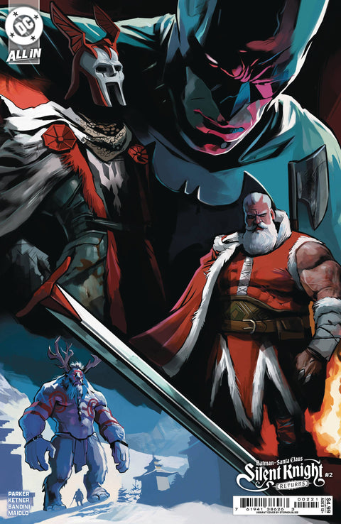Batman / Santa Claus: Silent Knight Returns 2 Comic Stephen Bliss Variant DC Comics 2024