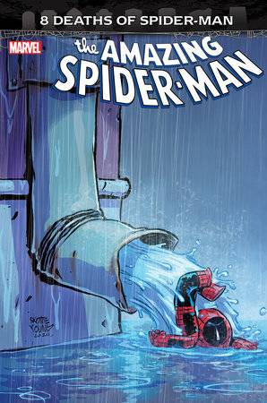 The Amazing Spider-Man, Vol. 6 66 Comic Skottie Young 8 Deaths of Spider-Man Variant Marvel Comics 2025