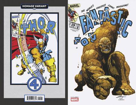 The Immortal Thor 19 Comic Rafael Sandoval Fantastic Four Homage Variant Marvel Comics 2025