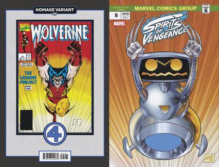 Spirits of Vengeance, Vol. 2 5 Comic Greg Land Fantastic Four Homage Variant Marvel Comics 2025