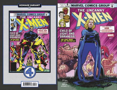 Uncanny X-Men, Vol. 6 9 Comic David López Fantastic Four Homage Variant Marvel Comics 2025