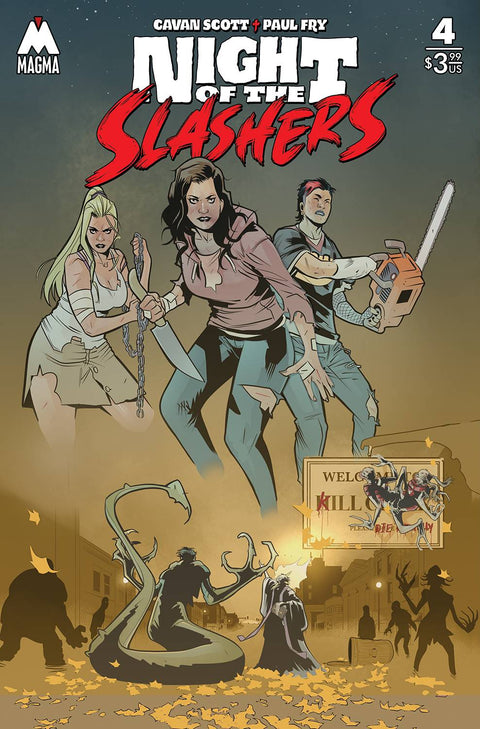 Night of the Slashers 4 Comic Fry Magma Comix 2025