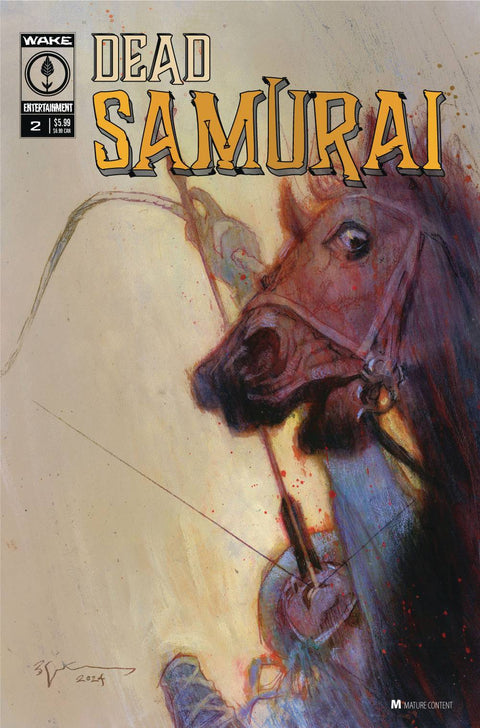 Dead Samurai 2 Comic Bill Sienkiewicz Wake Entertainment 2025
