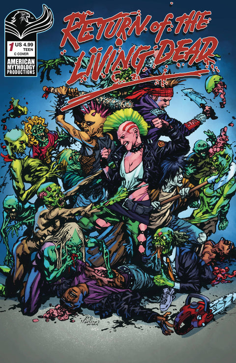 Return Of The Living Dead 1 Comic Martinez American Mythology 2024