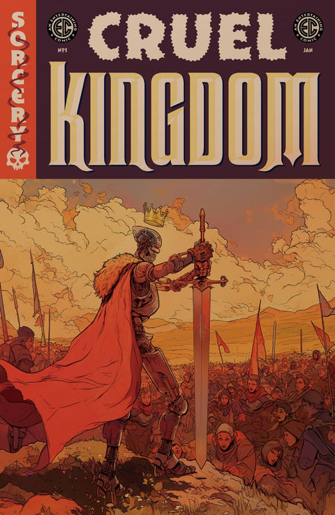 EC Cruel Kingdom 1 Comic Adam Pollina Gold Foil Variant Oni Press 2025