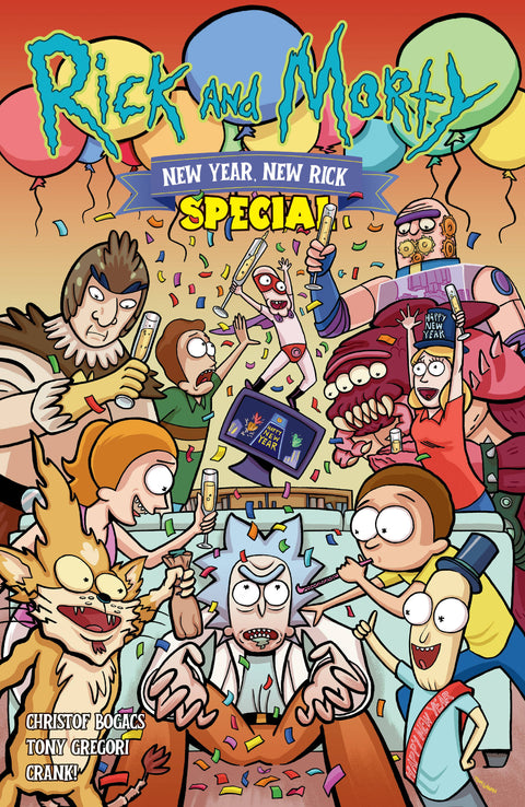 Rick And Morty: New Year, New Rick Special 1 Comic Tony Gregori Regular Oni Press 2025