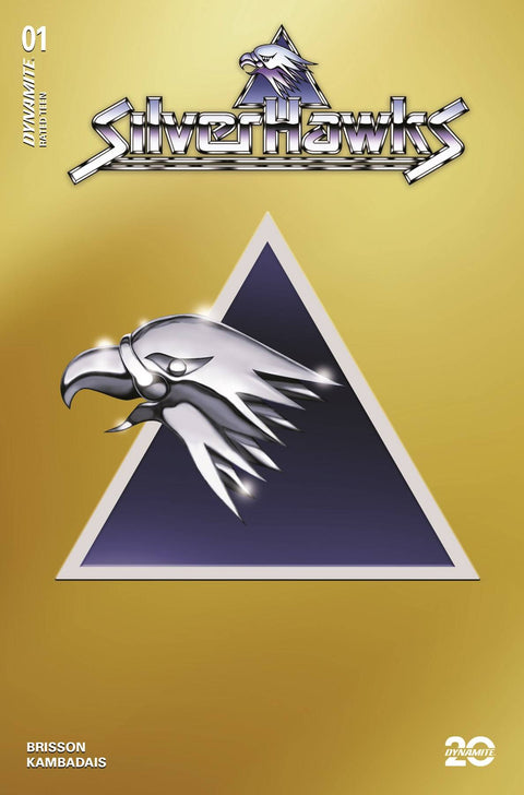 SilverHawks 1 Comic 1:20 Symbol Incentive Foil Gold Dynamite Entertainment 2025