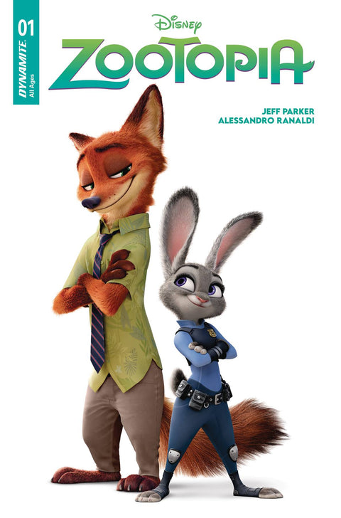 Zootopia 1 Comic Movie Characters Variant Dynamite Entertainment 2025