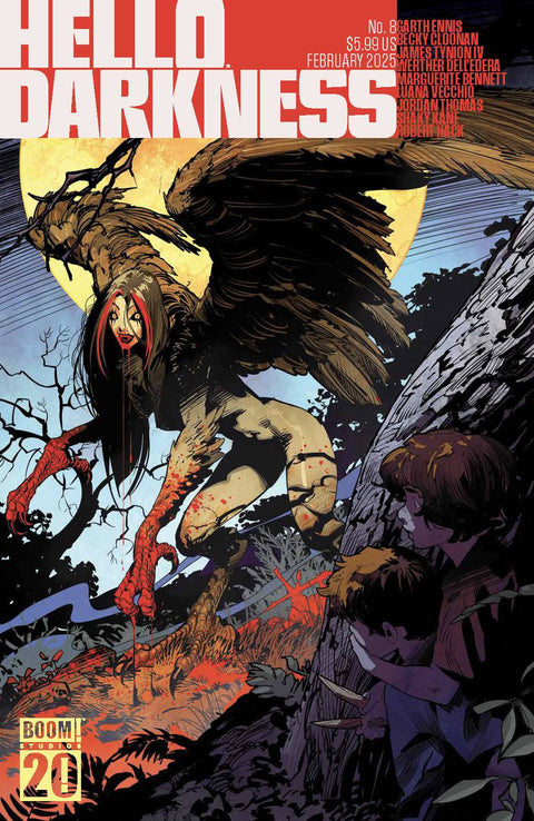 Hello Darkness 8 Comic Dan Mora Anniversary Variant Boom! Studios 2025