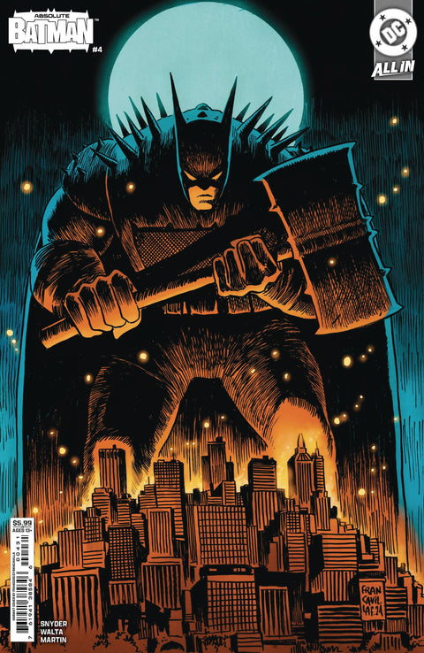 Absolute Batman 4 Comic Francesco Francavilla Variant DC Comics 2025