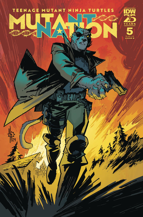 Teenage Mutant Ninja Turtles: Mutant Nation 5 Comic Jason Howard Variant IDW Publishing 2025