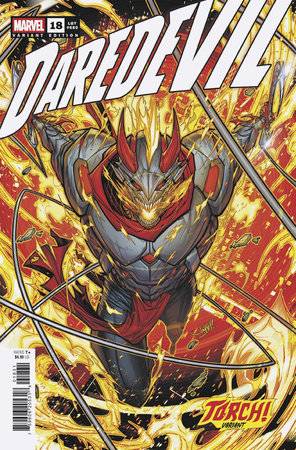 Daredevil, Vol. 8 18 Comic Jonboy Meyers Torch! Variant Marvel Comics 2025