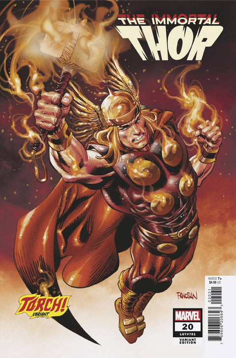 The Immortal Thor 20 Comic Dan Panosian Torch! Variant Marvel Comics 2025