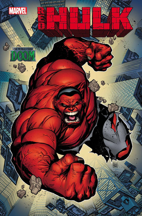 Red Hulk 1 Comic Adam Kubert Foil Variant Marvel Comics 2025