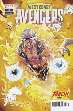 The West Coast Avengers, Vol. 4 4 Comic Nao Fuji Torch! Variant Marvel Comics 2025