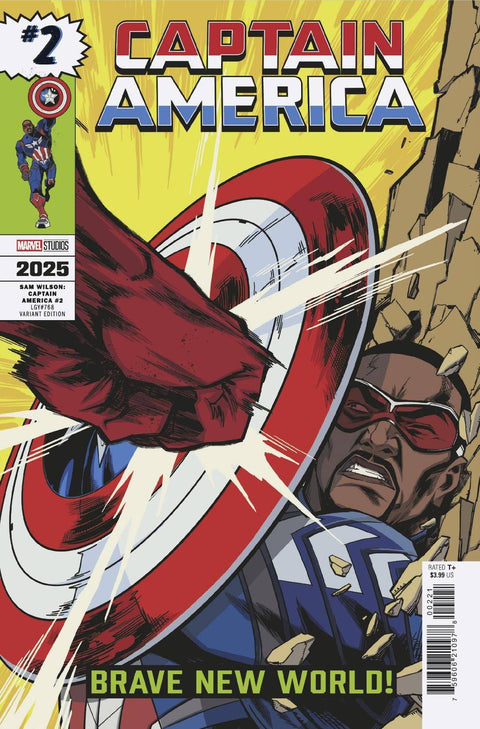 Sam Wilson: Captain America 2 Comic Khary Randolph Variant Marvel Comics 2025