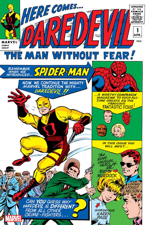 Daredevil, Vol. 1 1 Comic Facsimile Foil Variant Marvel Comics 2025