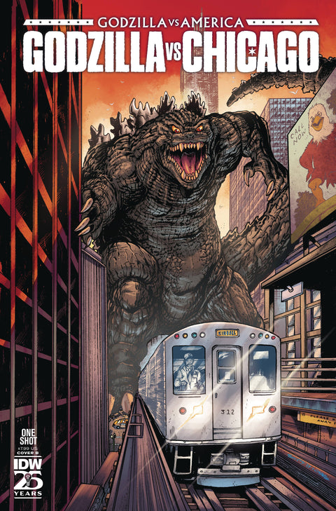Godzilla Vs. America: Chicago 1 Comic Seeley IDW Publishing 2025