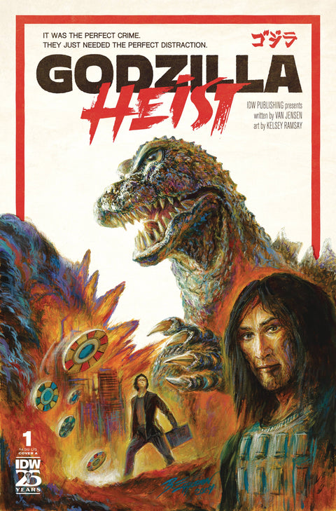 Godzilla: Heist 1 Comic Bob Eggleton IDW Publishing 2025