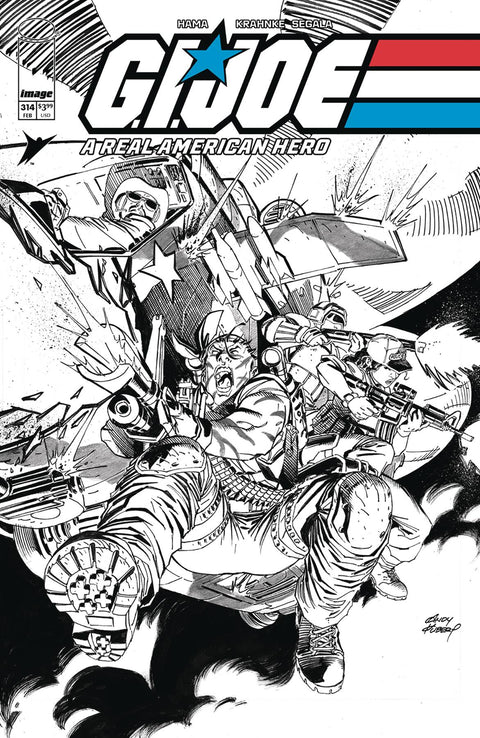 G.I. Joe: A Real American Hero 2023 (Image) 314 Comic Andy Kubert B&W Variant Image Comics 2025