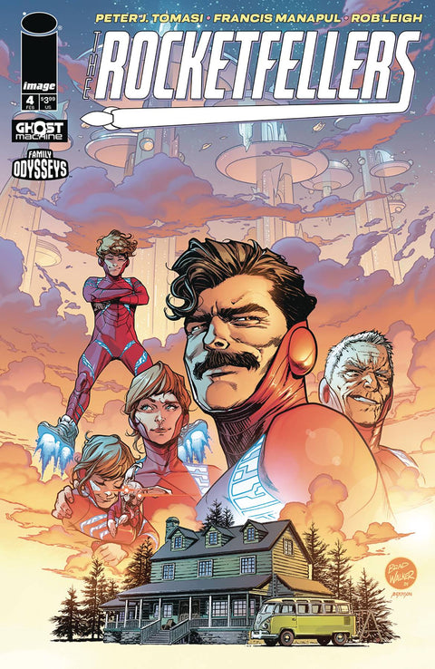 The Rocketfellers 4 Comic Brad Walker Variant Image Comics 2025