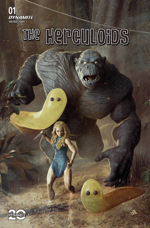 The Herculoids 1 Comic Björn Barends Incentive Foil Variant (1:10) Dynamite Entertainment 2025