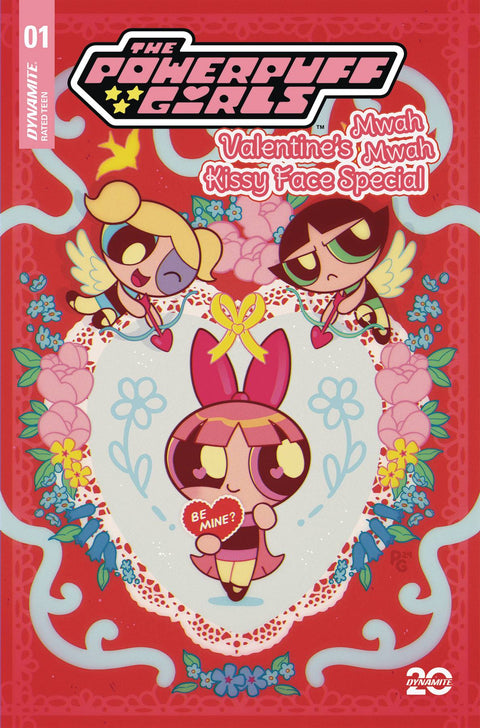 The Powerpuff Girls: Valentine's Kissy Face Special 1 Comic Ganucheau Dynamite Entertainment 2025