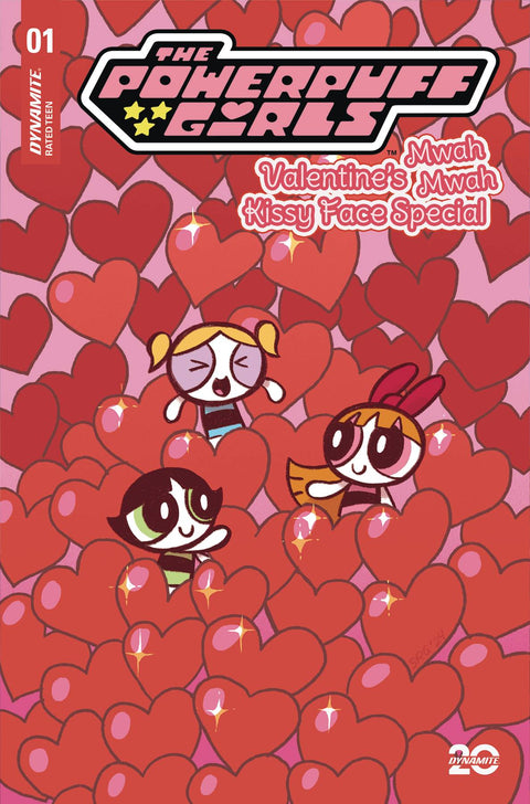 The Powerpuff Girls: Valentine's Kissy Face Special 1 Comic Ganucheau Dynamite Entertainment 2025