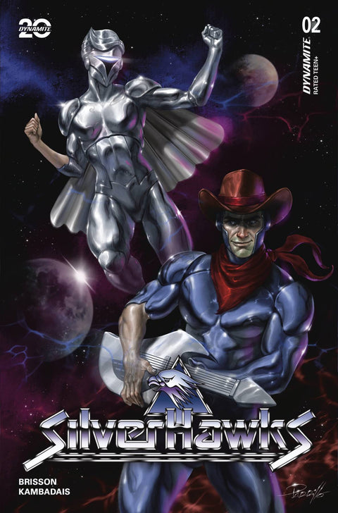 SilverHawks 2 Comic Lucio Parrillo Foil Variant Dynamite Entertainment 2025