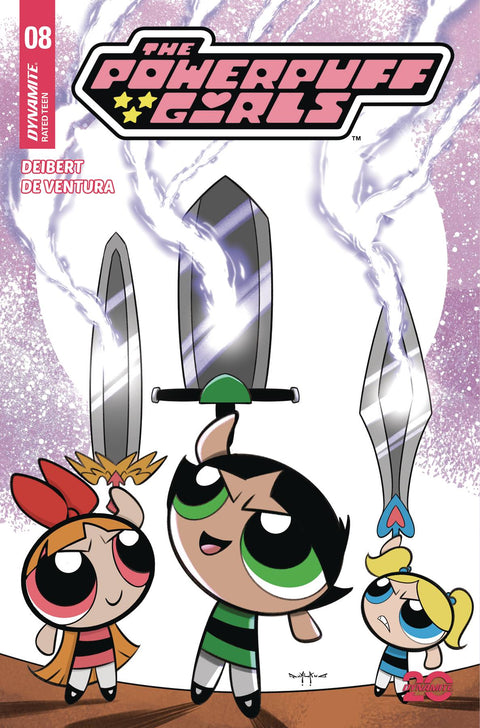 The Powerpuff Girls (Dynamite Entertainment) 8 Comic Pasquale Qualano Variant Dynamite Entertainment 2025