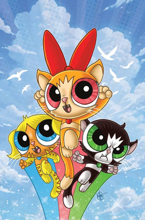 The Powerpuff Girls (Dynamite Entertainment) 8 Comic Ken Haeser Incentive Virgin Variant (1:10) Dynamite Entertainment 2025