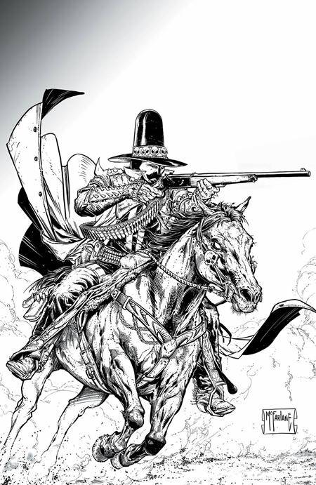 Deadly Tales of the Gunslinger Spawn 1 Comic 1:50 Todd McFarlane Incentive B&W Image Comics 2024